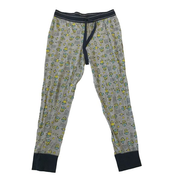 Despicable Me - Minion Made Women's Pajama Pants with Cuffed Ankles Size Large - Picture 3 of 7